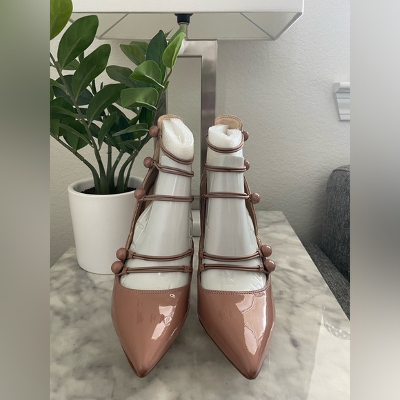 NIB Nine West Natural Tennyson Pump 7M - Picture 2 of 8